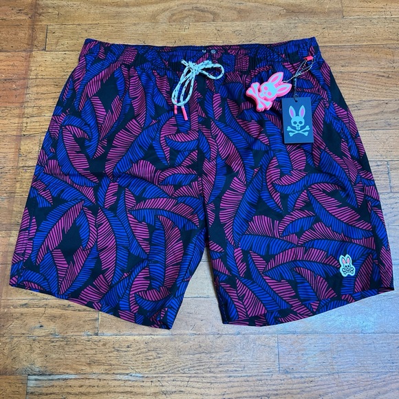 Psycho Bunny Other - NWT PSYCHO BUNNY MENS CARDEN SWIM SHORTS Men's XL ACP Lined